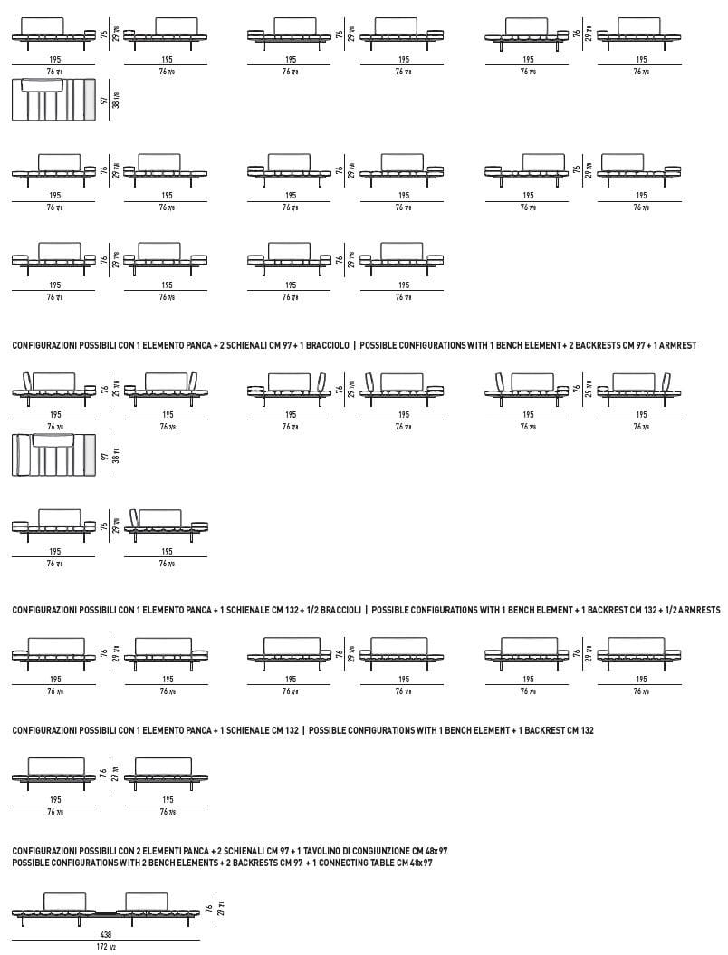 Кожаный диван Minotti Smith Lounge System ARCH-00073089 - Вид №4