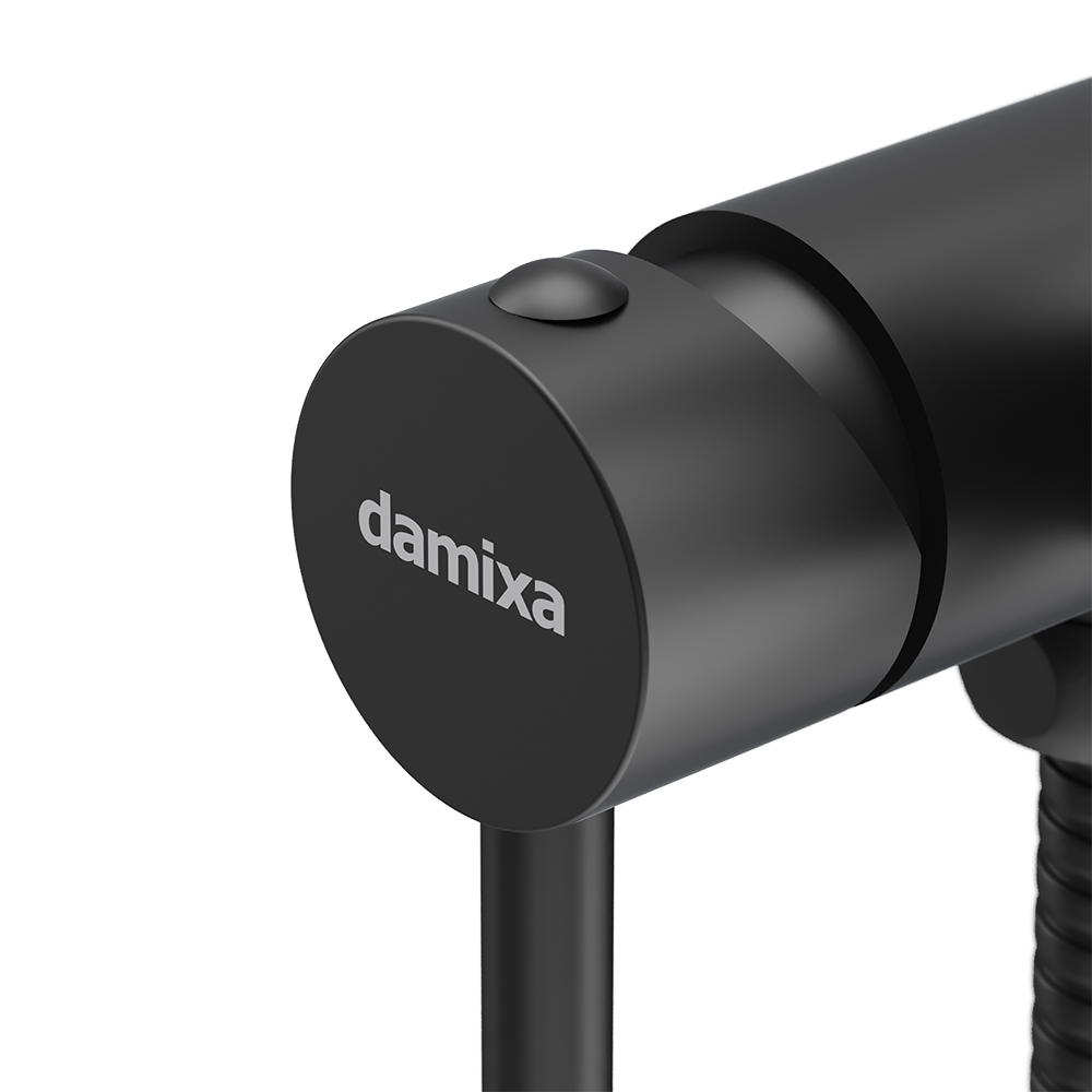 217000000 монтируемый в стену смеситель черный Damixa Option - Вид №4