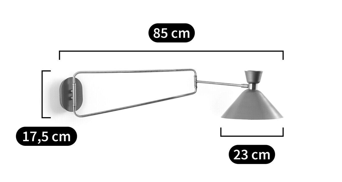 Регулируемая металлическая настенная лампа AMPM Zoticus ARCH-00035417 - Вид №20