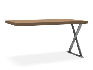 Стол из стали и дерева