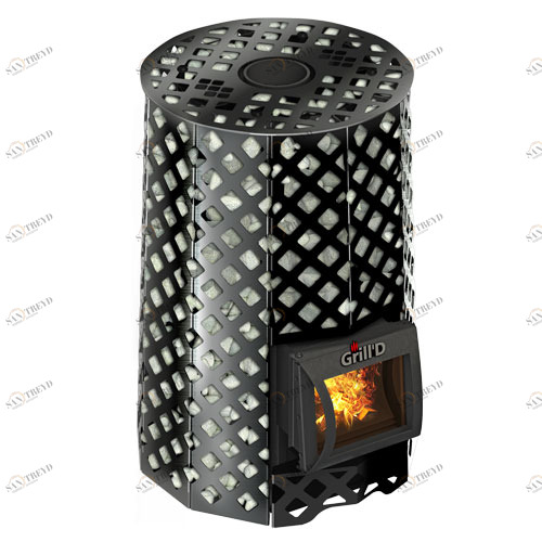 Печь для бани GRILL'D Violet Romb Short с закрытой каменкой 6663