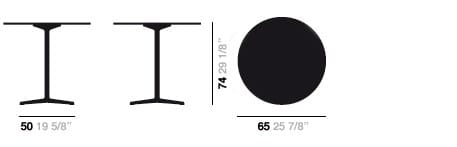 Круглый стол со спицами Arper Fred ARCH-00052709 - Вид №4