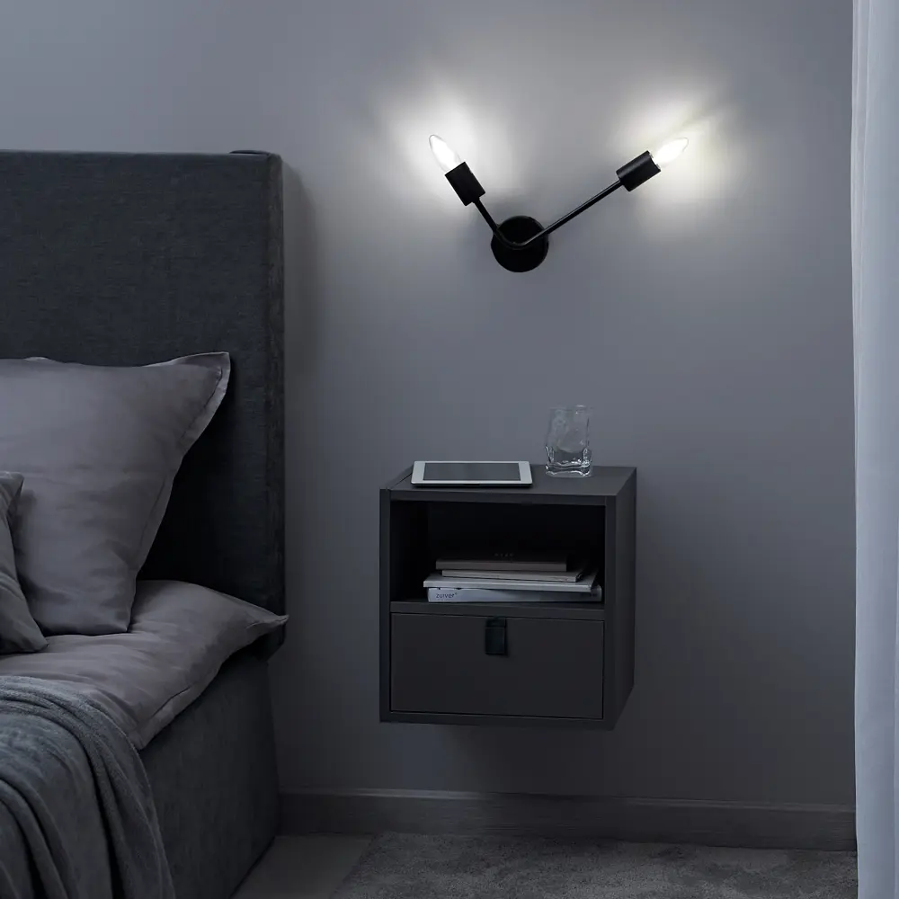 Бра «Гольфстрим» КЛЮЧНИК — стильная настенная подсветка в чёрном исполнении 86763011 STLM-0071457 - Вид №8