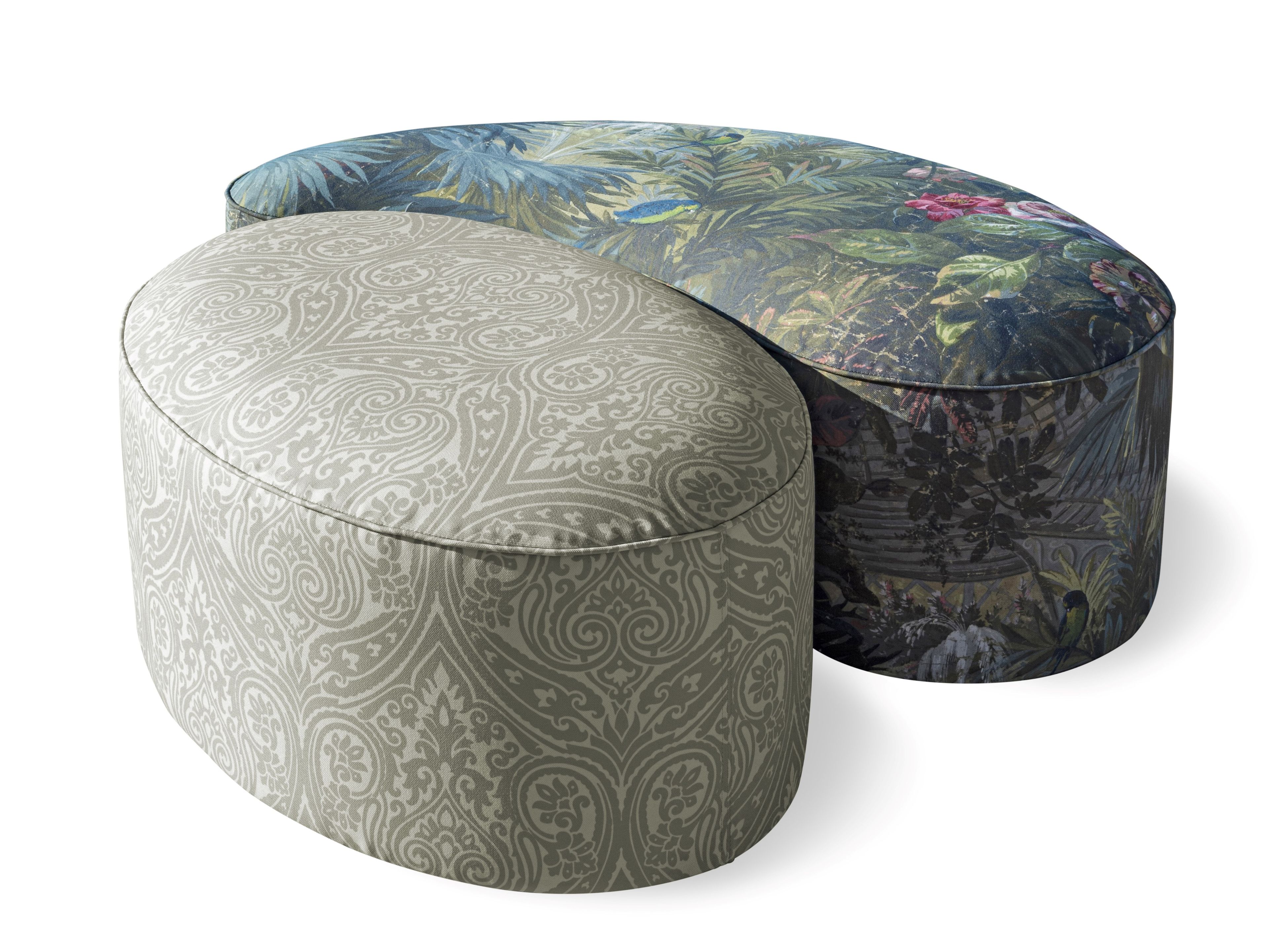 Ткань сад пуфик ETRO Home Interiors Гоа ARCH-00045230 - Вид №1