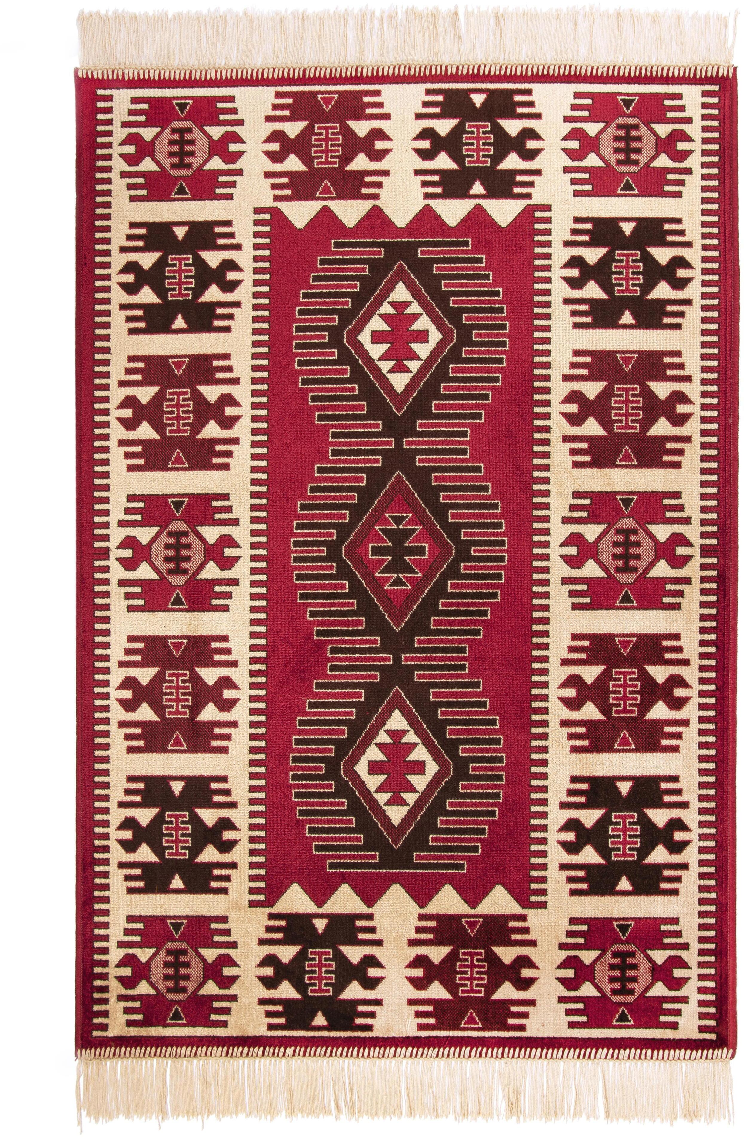 90158349 Ковер Атекс 140х200 / M14 Red STLM-0119684 CLEOPATRA