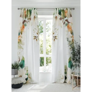 91711551 Комплект штор на шторной ленте Comfy Way Тервиант 150x280 см цвет белый STLM-1042313