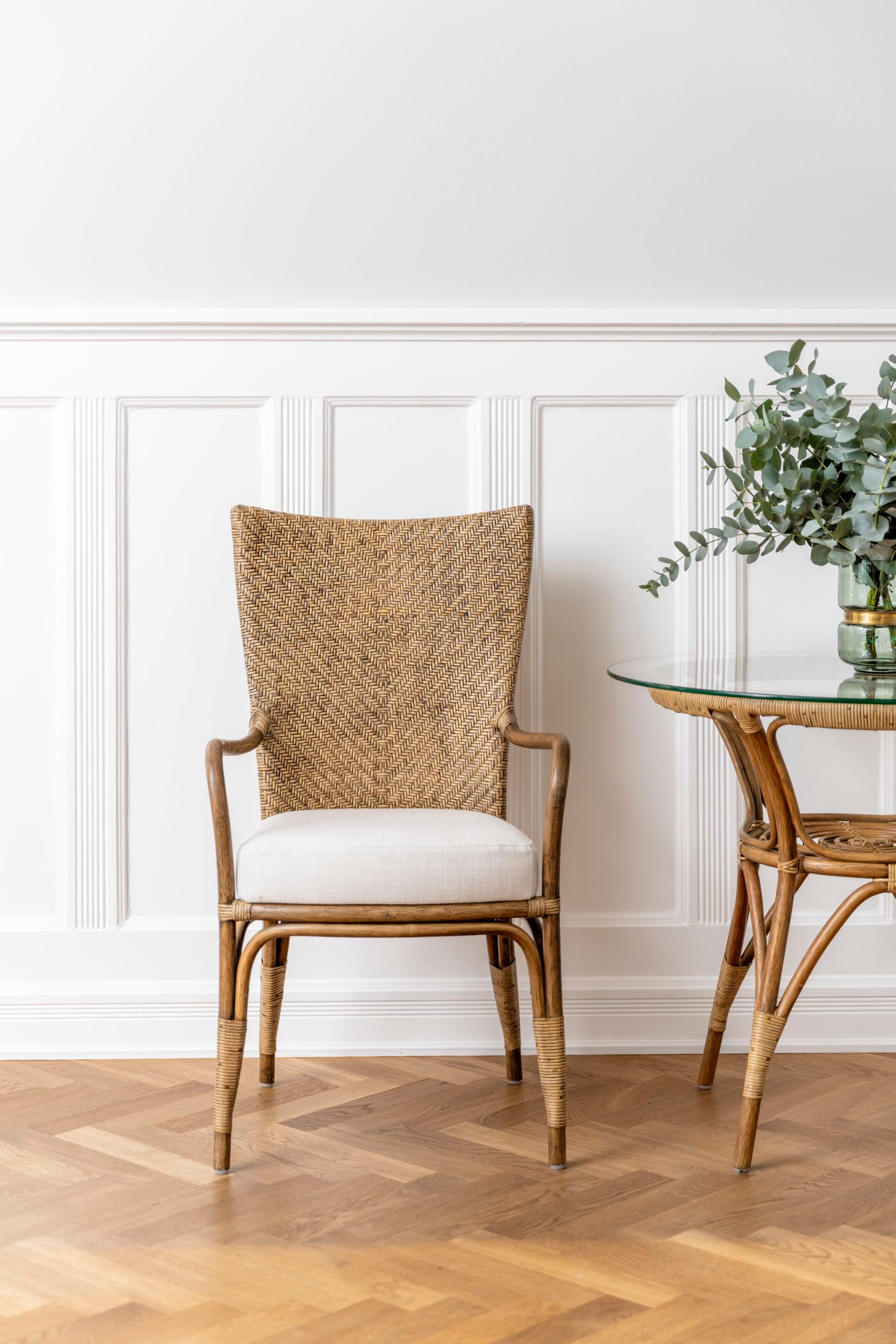 Стул из ротанга с подлокотниками Sika Design Originals ARCH-00089426 - Вид №1