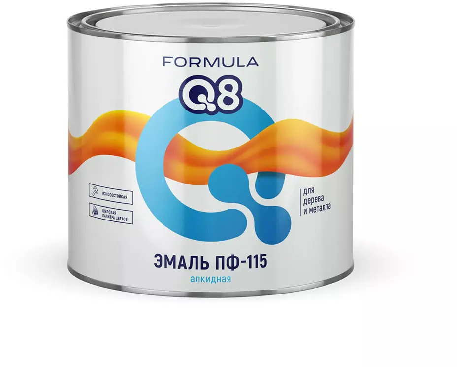 91729599 Эмаль Formula Q8 ПФ-115 глянцевая морская волна 1.9 кг STLM-0858650