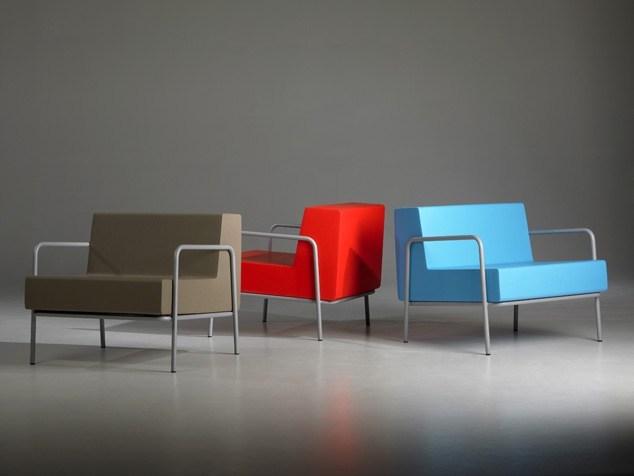 Quinze & Milan Кресло Contract из пеноматериала qm с подлокотниками Frame sun-id-1480998 - Вид №1