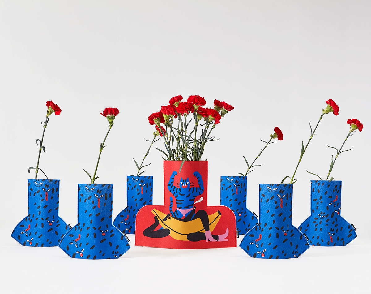 072137 Ваза s Wild Dots SANCAL FLOWER POWER - Вид №2