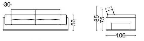 Minimomassimo Съемный диван с подголовником Susi sun-id-1473239 - Вид №4