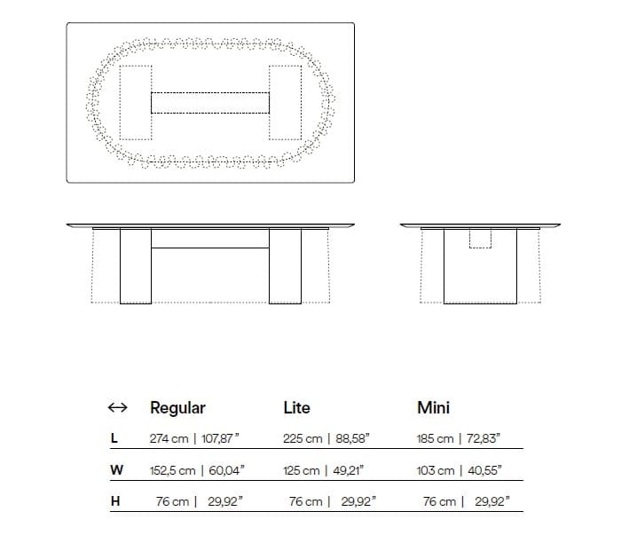 Стол для настольного тенниса из керамогранита и ткани LAVA TENDINA ARCH-00057939 - Вид №4