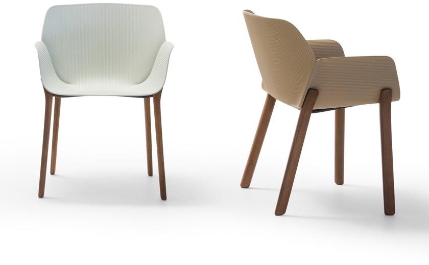 Andreu World Стул из технополимера с подлокотниками Nuez So2770 - Вид №4