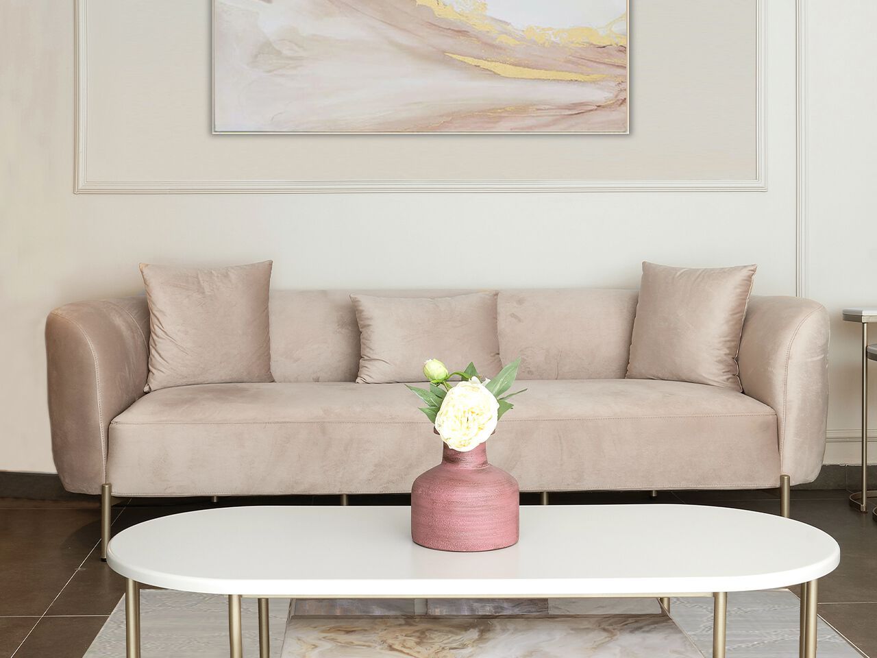 Ткань линейный диван NDESIGN Macaroon ARCH-00007068 - Вид №3