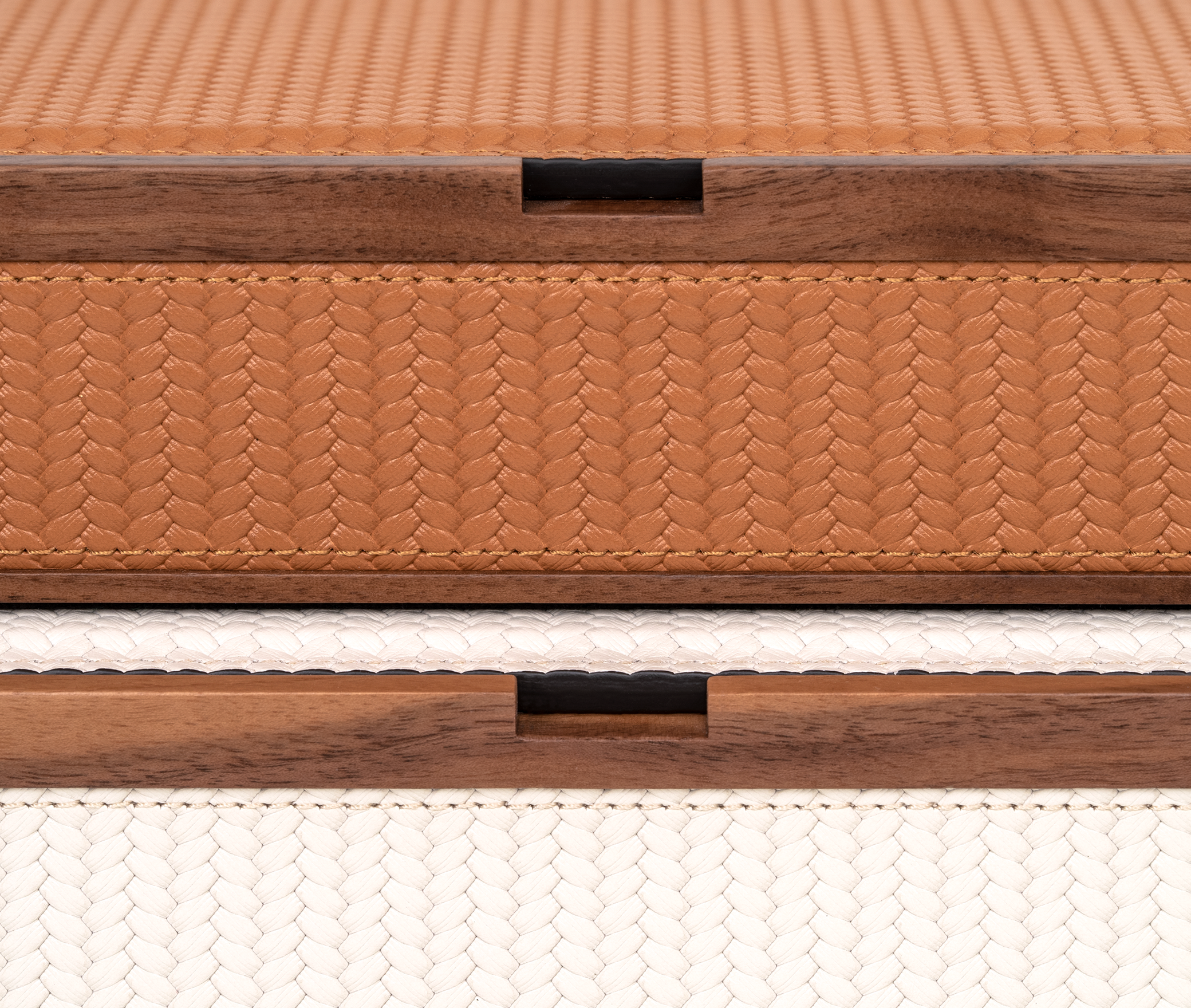 Прямоугольная шкатулка Astrea - 26,5X18XH5,5 см / зернистая кожа_верблюжья Pinetti 00.1433.029.011 - Вид №6