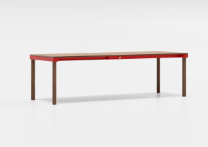 Деревянный выдвижной прямоугольный стол