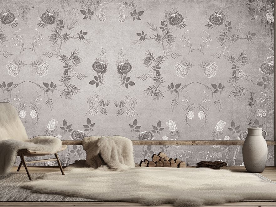 Обои с цветочными мотивами Creativespace Prêt-à-porter ARCH-00029927