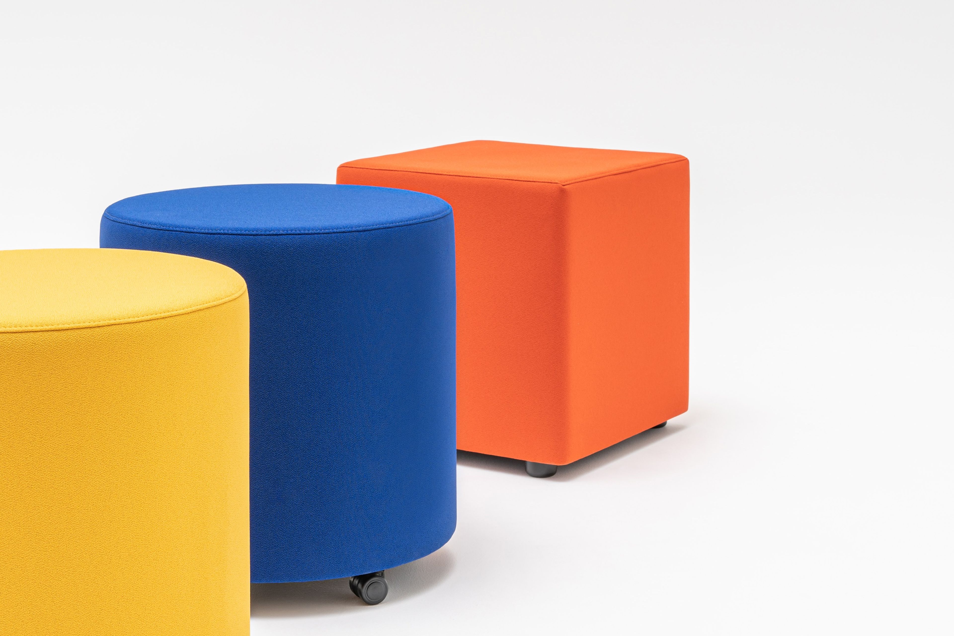 Круглый пуф из ткани MDD Mix ARCH-00032658 - Вид №40