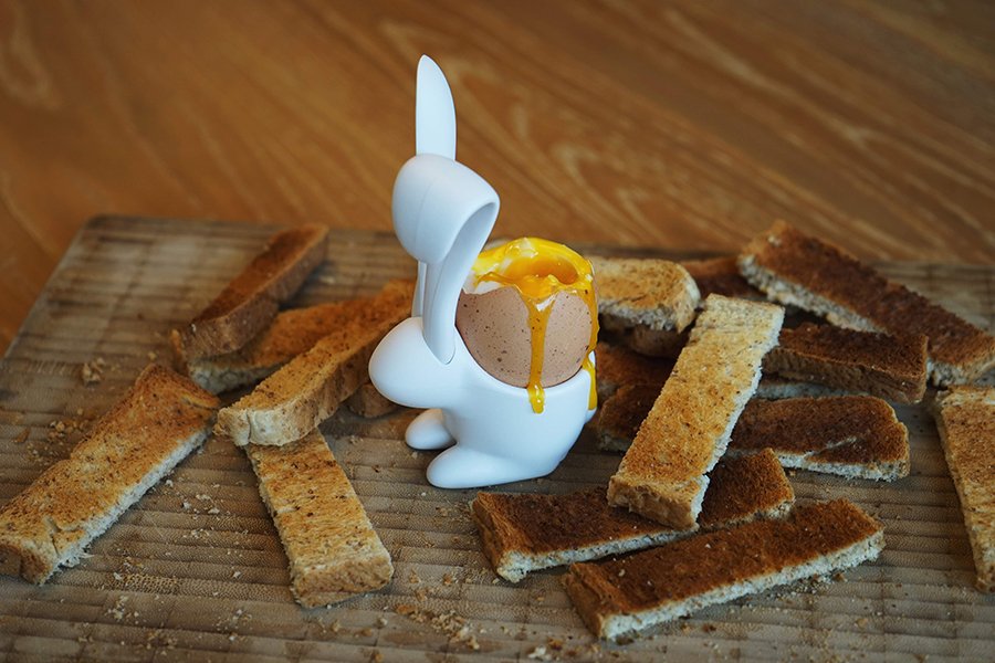 Подставка для яйца белая Bella Boil QUALY ДИЗАЙНЕРСКИЕ 00-3870500 Белый  - Вид №1