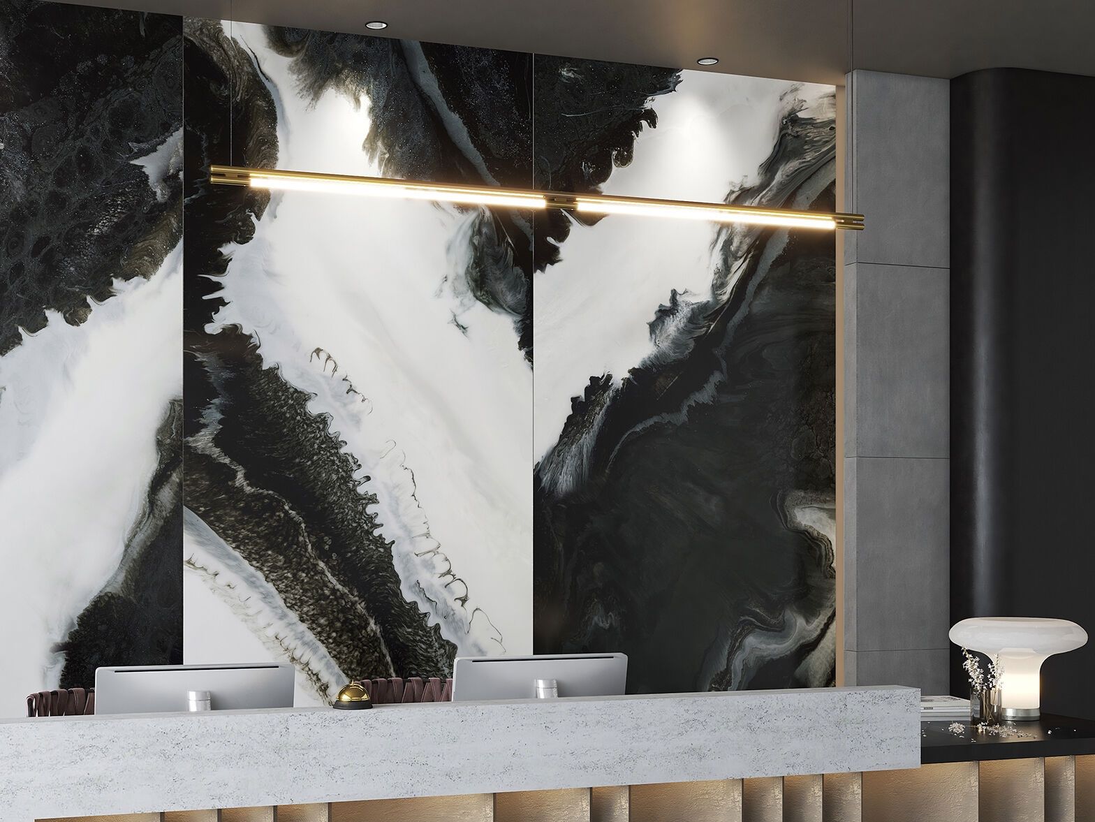 Декоративная панель из алюминия, стекла или ПММА Tecnografica Materia Viva ARCH-00112429