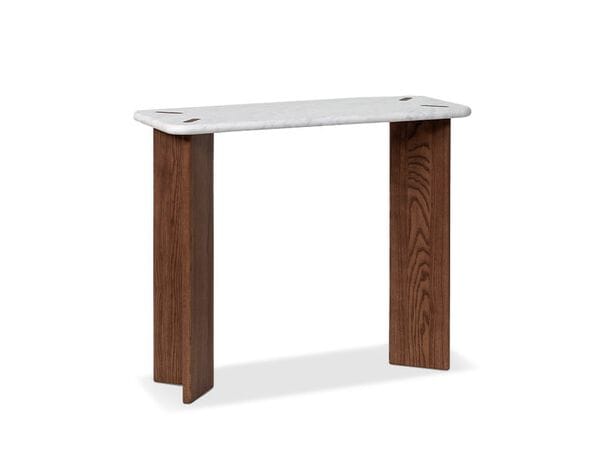 Прямоугольная консоль из дерева и мрамора Potocco E Claire ARCH-00105764