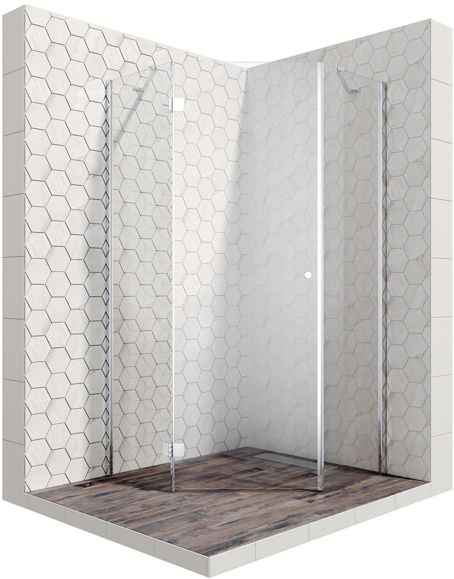 Душевое ограждение Ambassador Diamond 12011111L (900x900x2000), 1 место