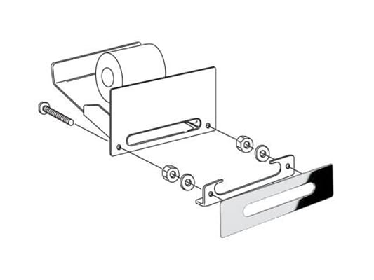 Металлический держатель рулона гостиницы INDA® HOTELLERIE ARCH-00105236