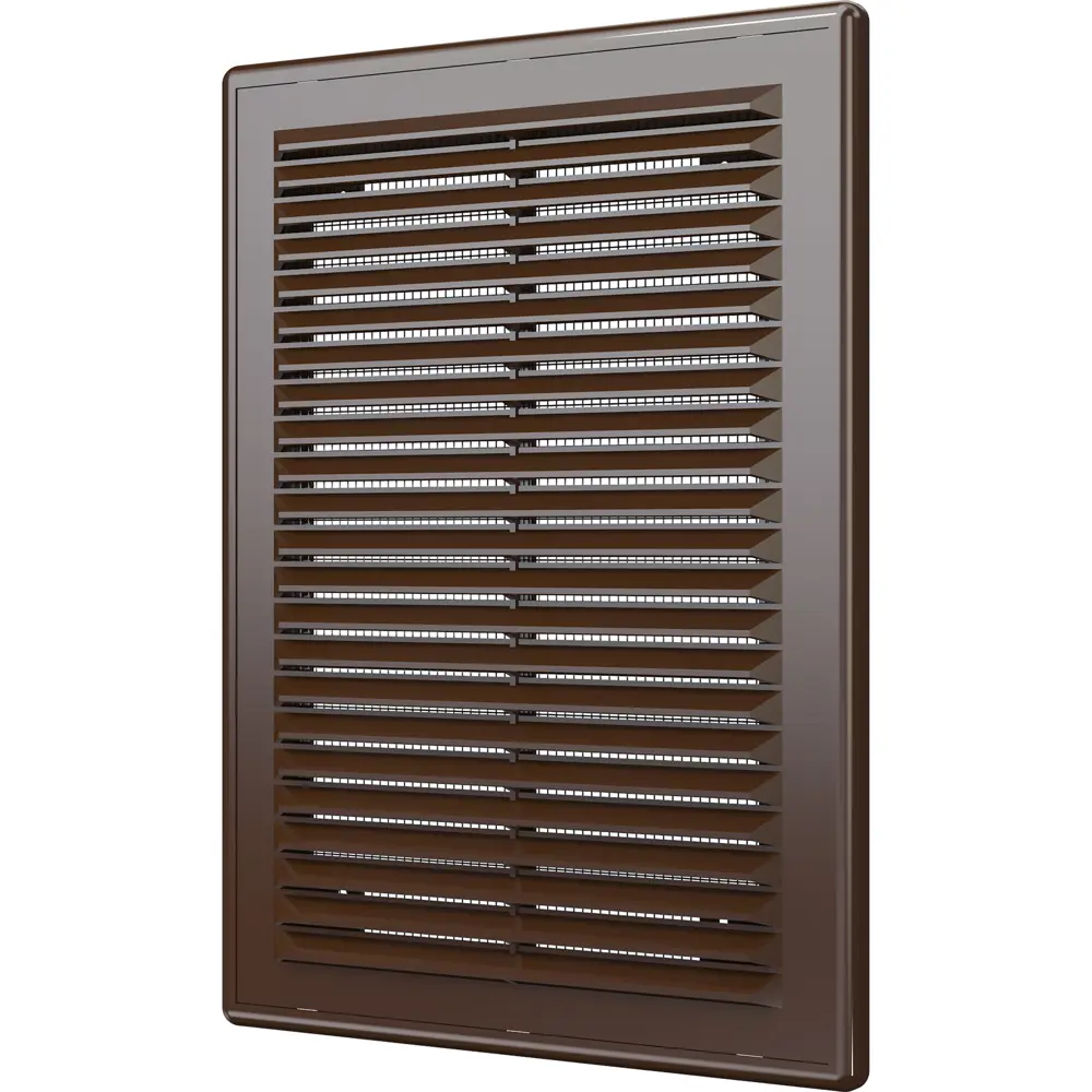 Вентиляционная решетка ERA с антимоскитной сеткой, коричневая 84721203 STLM-0053993