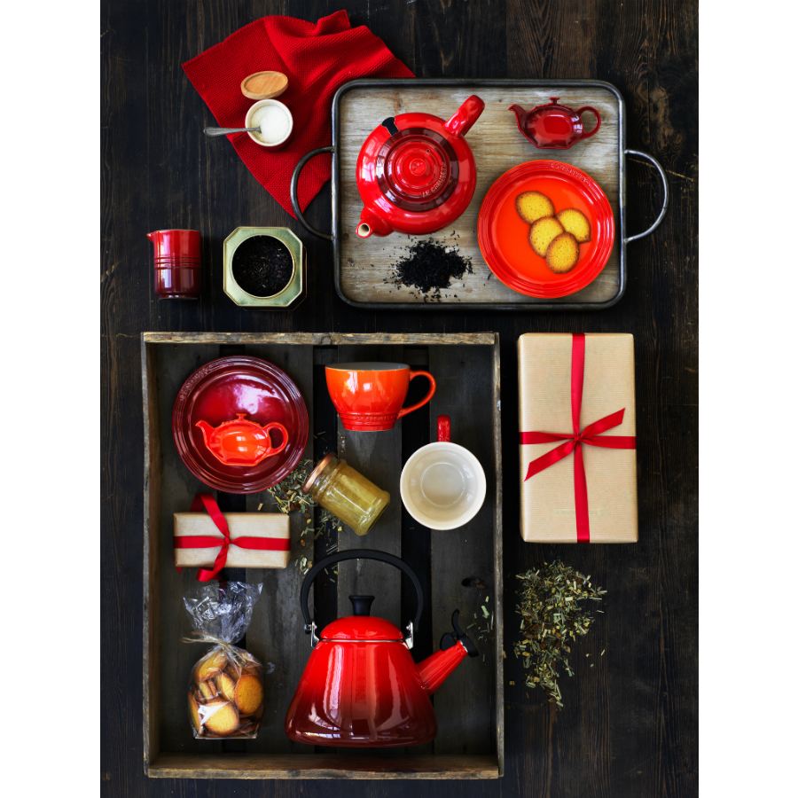 Подставка для чайных пакетиков Le Creuset, каменная керамика, вишневая 91034607060099 - Вид №2