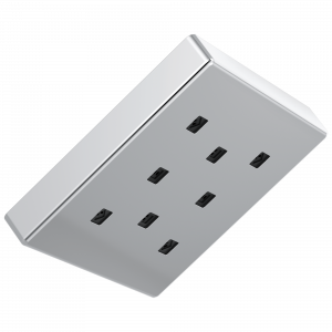 52171 H2Okinetic® Металлическая душевая лейка Raincan с одинарной настройкой Delta Faucet Universal Showering Хром