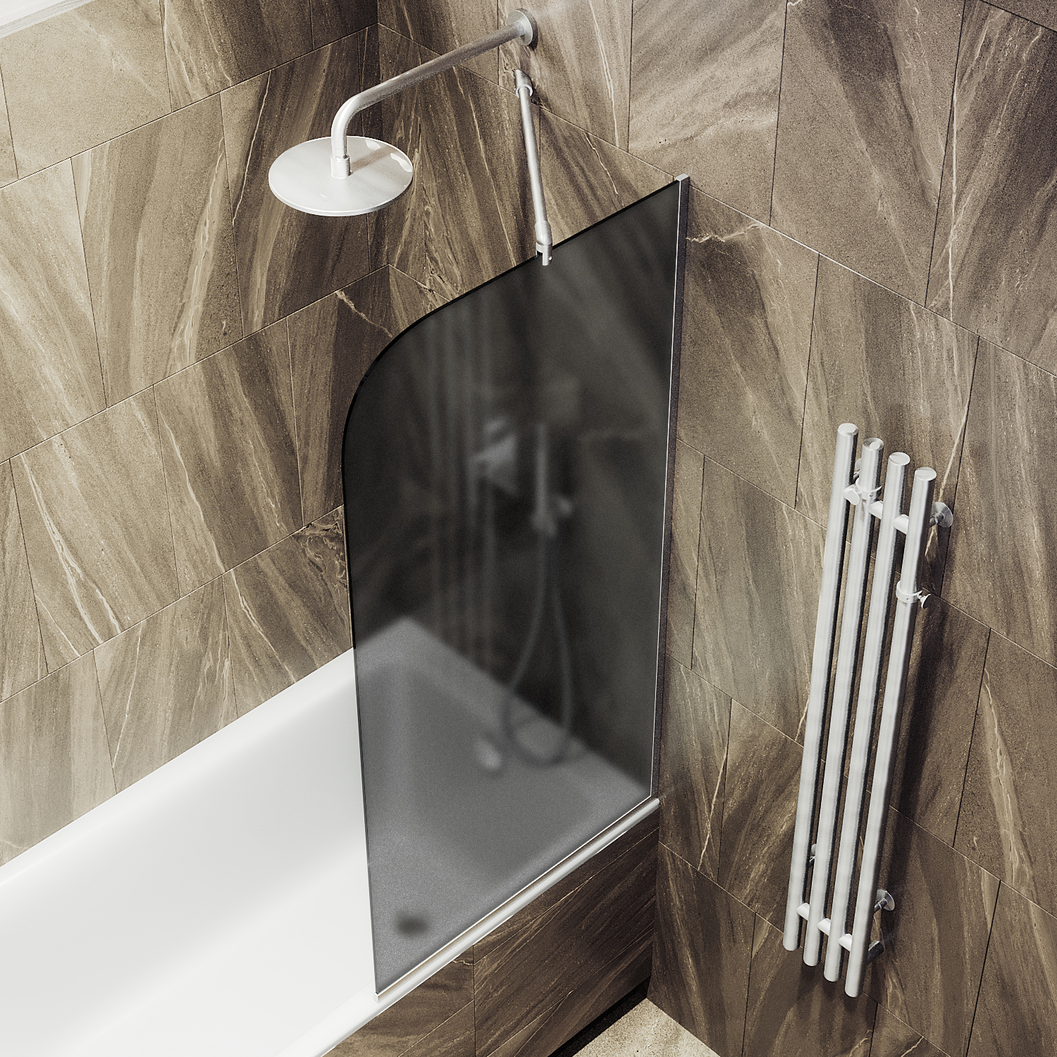 ST-88-5у Душевое ограждения на борт вынны Public Steel Россия 