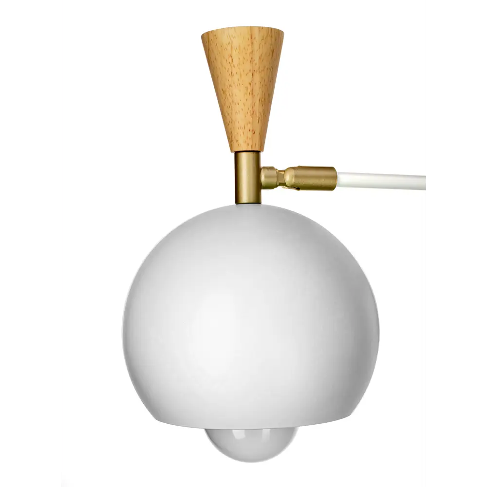 Люстра L1161-5 Morila white 5xЕ27x40 Вт цвет белый 82140685 STLM-2153504 LAMPLANDIA  - Вид №4