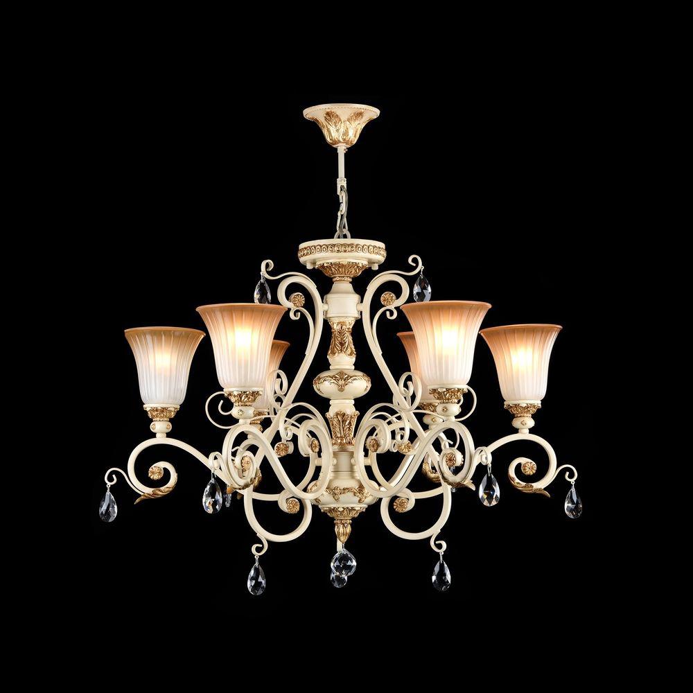 Подвесная люстра Freya Symphony FR2333-PL-06-BG FREYA ДИЗАЙНЕРСКИЕ, SYMPHONY 194269 Бежевый  - Вид №3