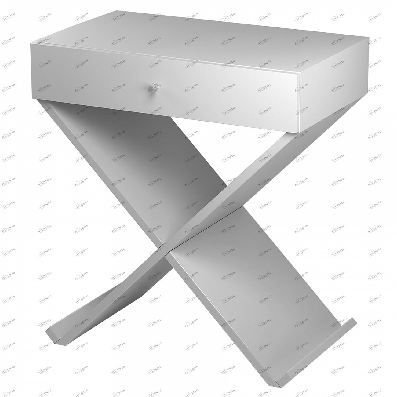 Тумбочка прикроватная серая Bonn BRAGIN DESIGN  256377 Серый 