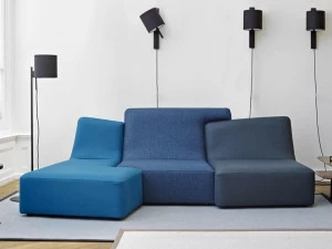 Ligne Roset 3-х местный тканевый диван Confluences 2 10004954