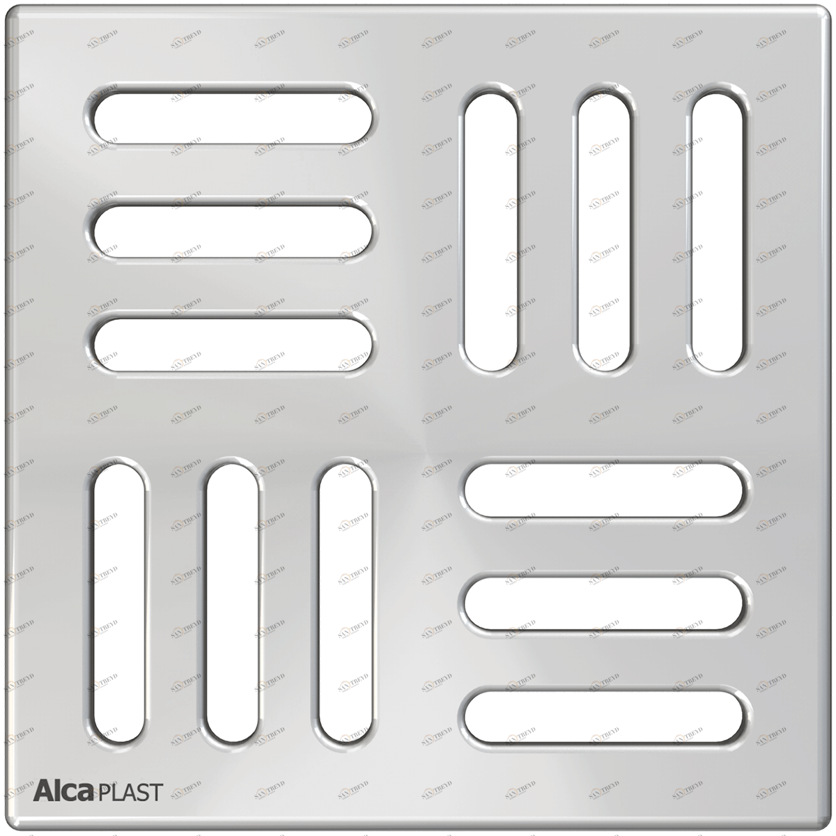 Решетка 102×102 мм нержавеющая сталь AISI 316L ALCAPLAST MPV008