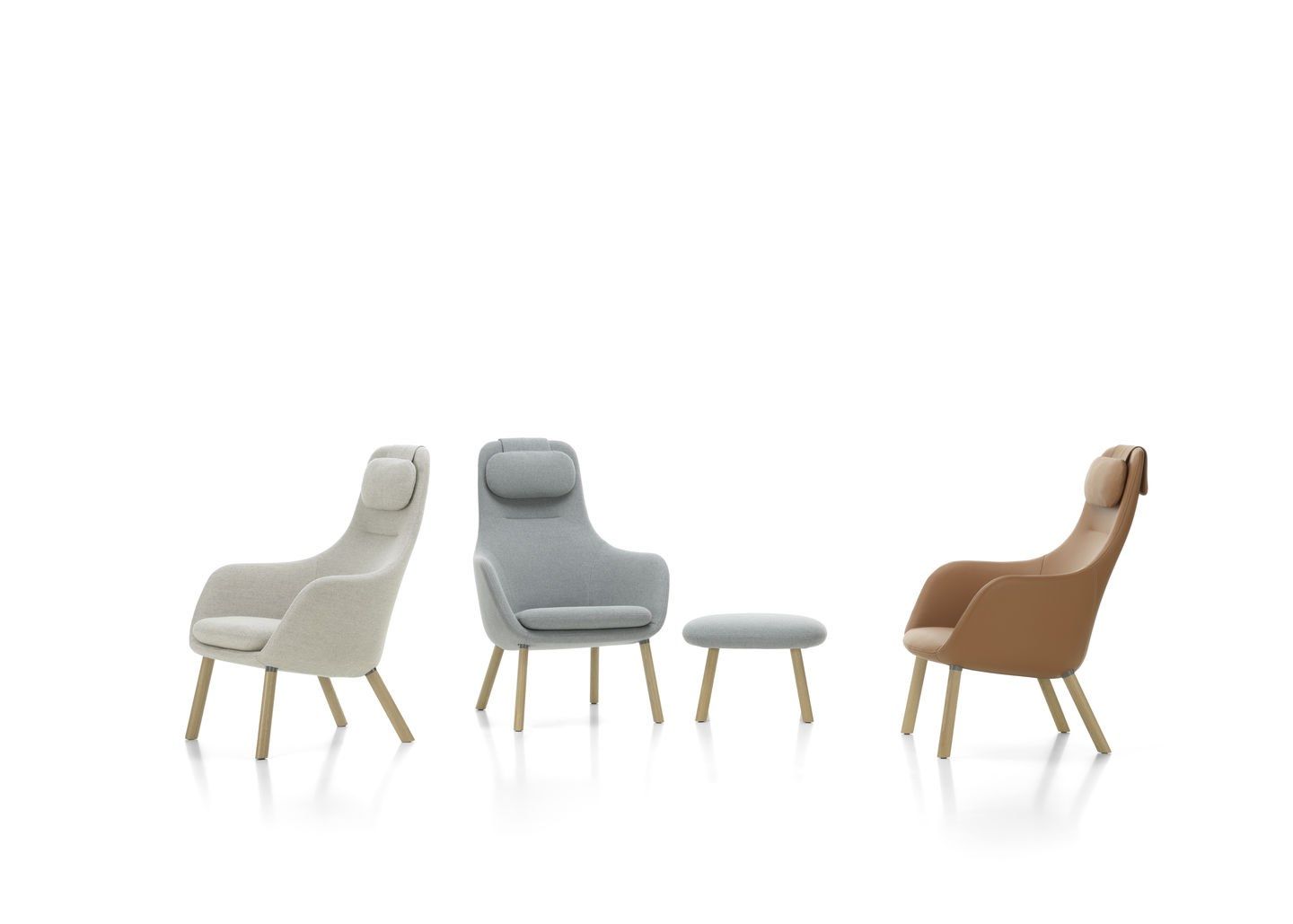 Тканевая мягкая подставка для ног VITRA HAL Lounge ARCH-00085800 - Вид №13