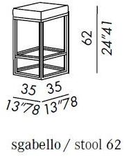 Meridiani Стул со съемной крышкой Hardy sun-id-1375058 - Вид №6