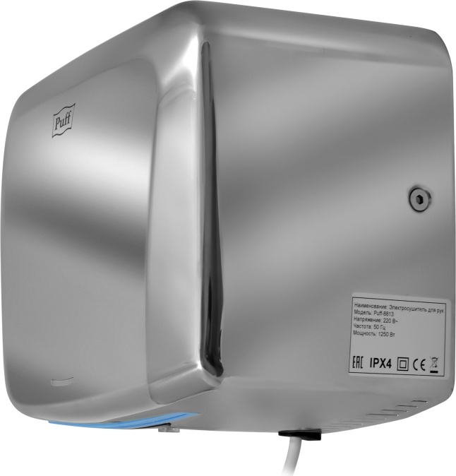 1401.402 Сушилка для рук высокоскоростная антивандальная 8813 PUFF  - Вид №3