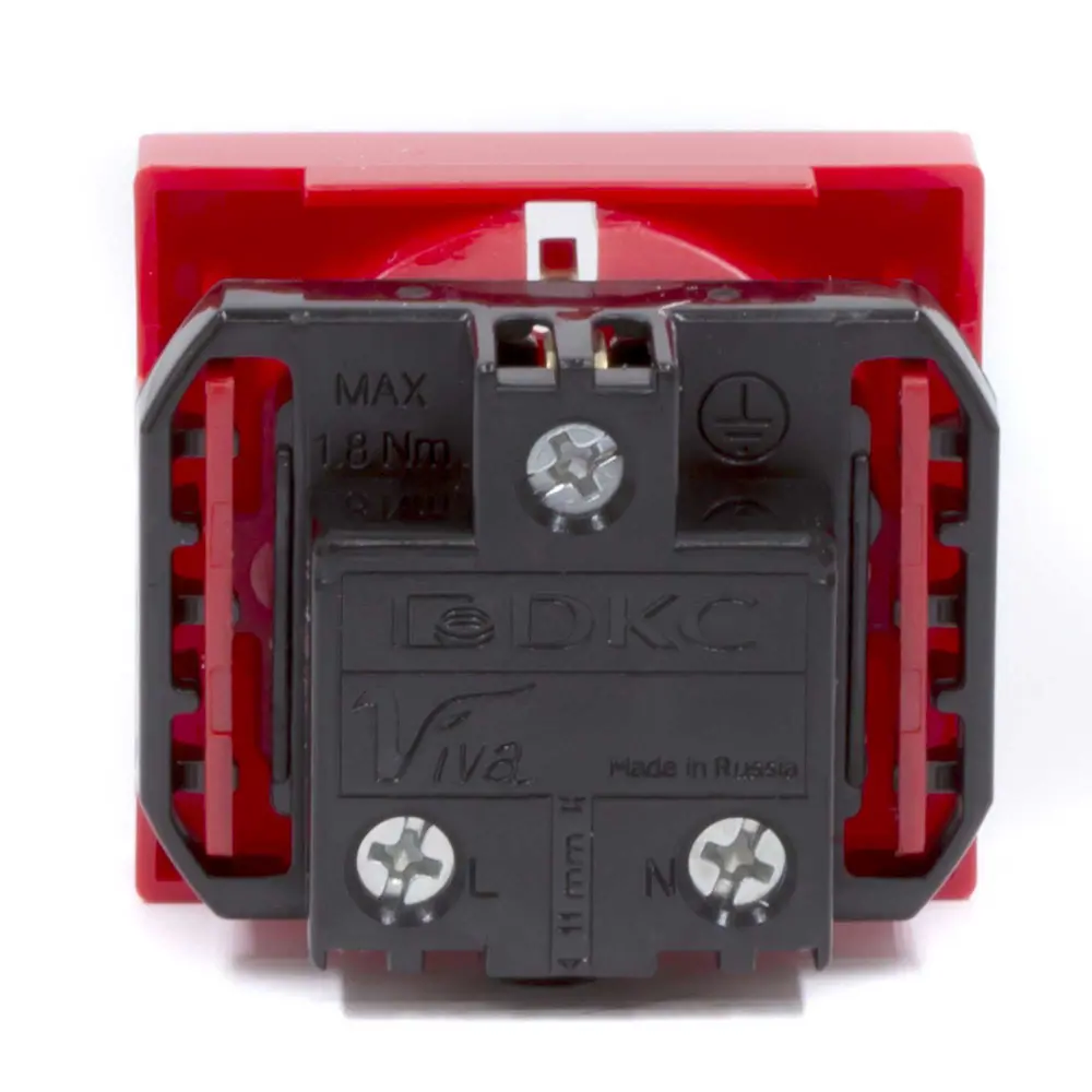 Розетка DKC Viva с защитными шторками и заземлением 89438261 STLM-1584474 - Вид №2