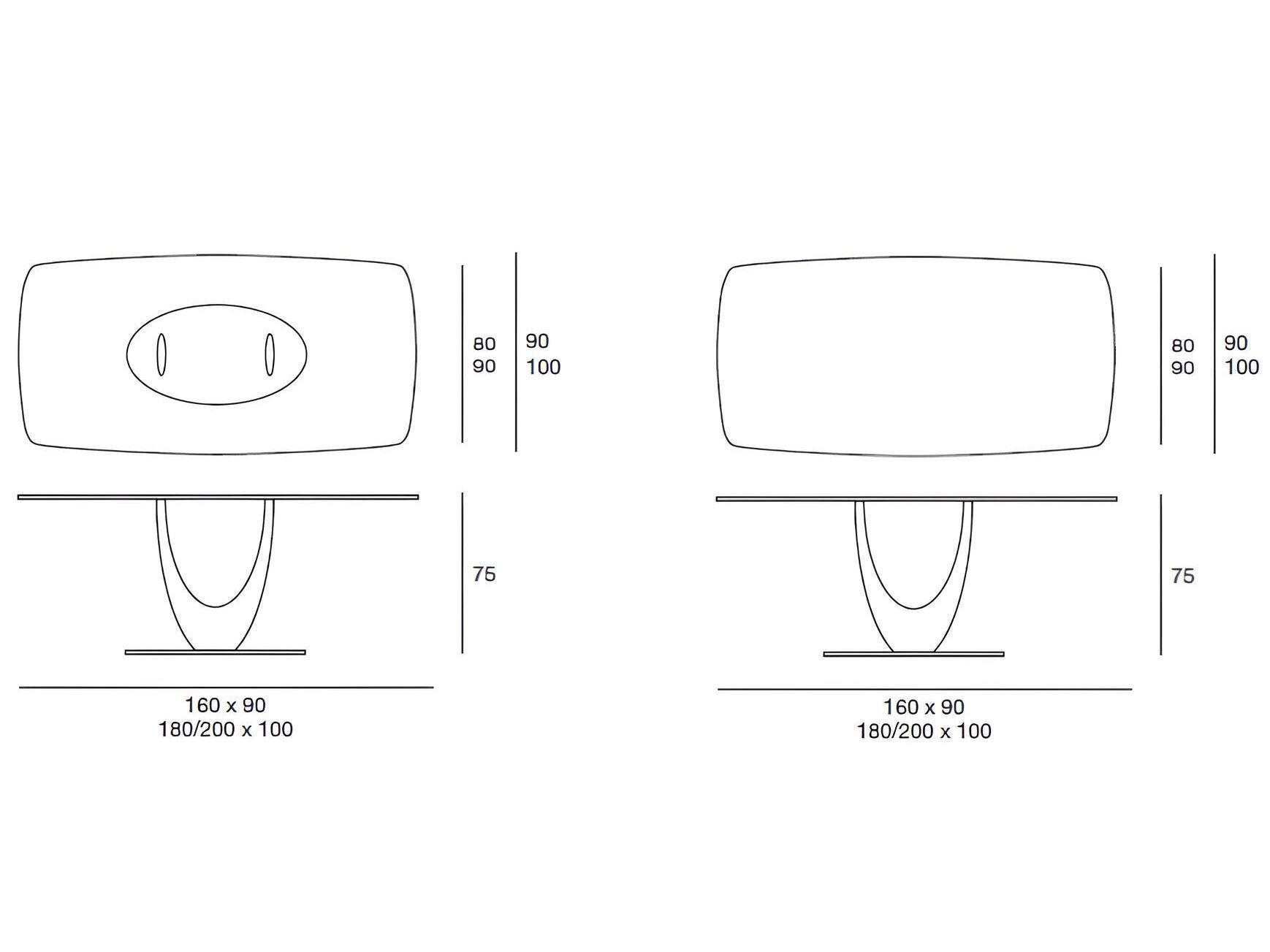 Стол из дерева и стекла Pacini & Cappellini Axis ARCH-00142516 - Вид №1