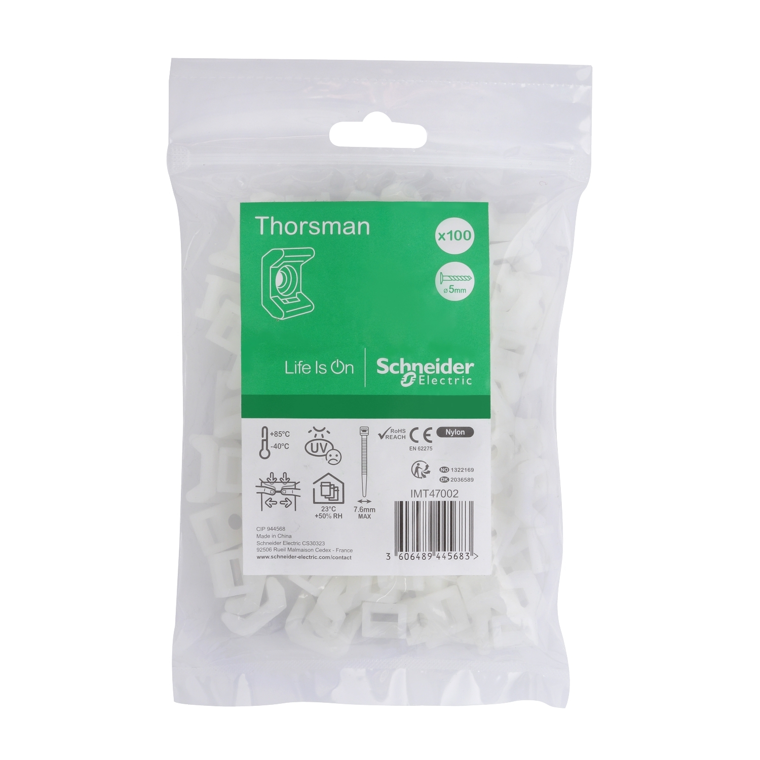 IMT47002 Площадка для каб.стяжек до 7,8мм Schneider Electric Thorsman 