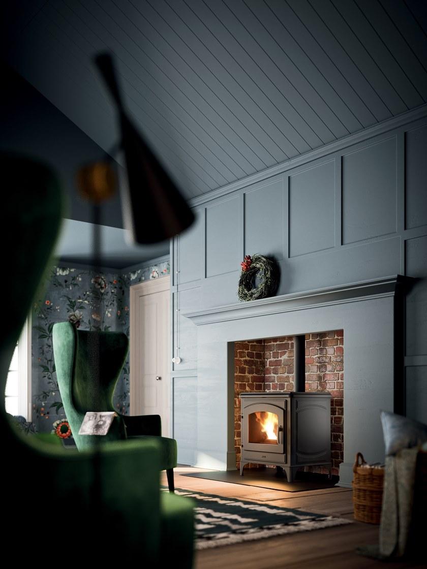 MCZ Чугунная печь на гранулах в классическом стиле Pellet sun-id-1434416 - Вид №1