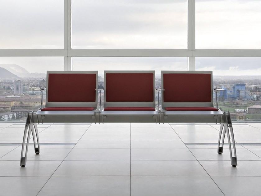 ALMA DESIGN Сиденье на стальной балке с подлокотниками Terminal sun-id-1403000 - Вид №11