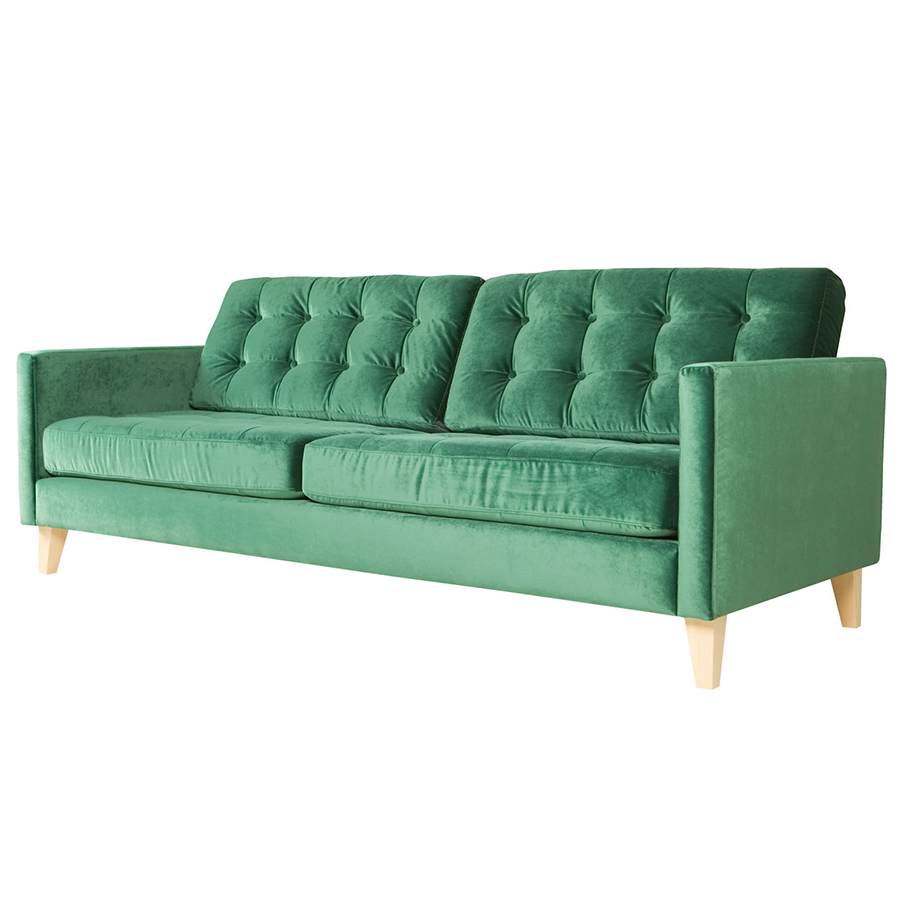 Диван Kalle, трехместный, зеленый Sits S1297 - Вид №9