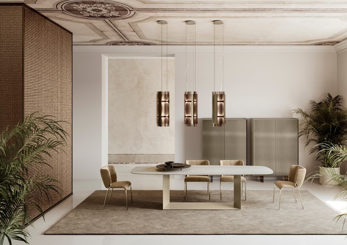 Мраморный обеденный стол Tonelli Design T5 STONE ARCH-00082920 - Вид №3