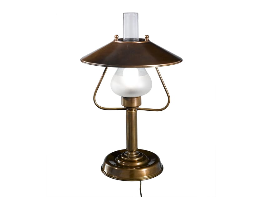 Латунная светодиодная настольная лампа Cremasco Illuminazione Венецианская традиция ARCH-00045767