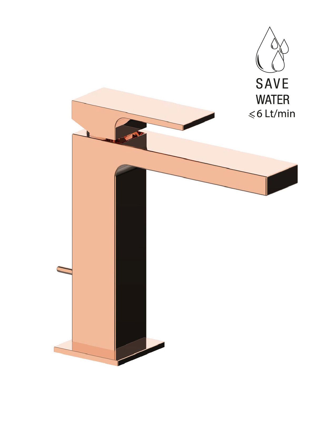 Однорычажный смеситель для раковины с раковиной Rubinetterie Frattini Vita Due ARCH-00058733 - Вид №20