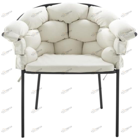 Ligne Roset Садовое кресло из ткани со съемным чехлом с подлокотниками Serpentine 10262093/94/95