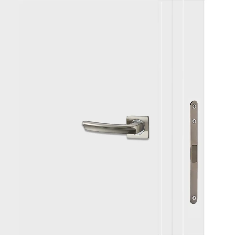 Дверь межкомнатная глухая Invisible 60x220 см цвет белый с замком обратное открытие 89433736 STLM-2164284 VELLDORIS  - Вид №2